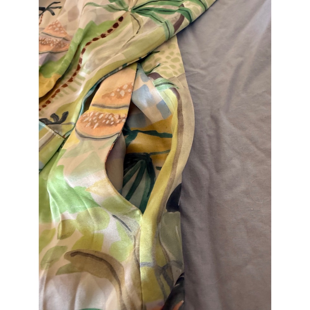 Dress Forum Hale House Silky Stroll in Venice Button Up Maxi Dress Large NWT - Picture 13 of 15
